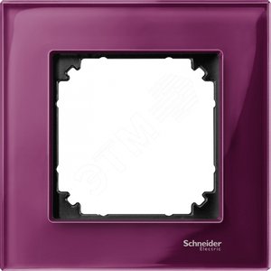 РАМККА СТЕКЛЯН.1-МЕСТНАЯ РУБИН | MTN4010-3206 | Schneider Electric - Schneider Electric