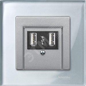 РАМККА СТЕКЛЯН.1-МЕСТНАЯ БРИЛ.СЕРЕБРО | MTN4010-3260 | Schneider Electric - Schneider Electric