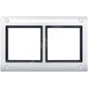 РАМКА 2 ПОСТА, С БОЛТАМИ, AQUADESIGN, ЦВЕТ ПОЛЯРНО-БЕЛЫЙ | MTN401219 | Schneider Electric - Schneider Electric