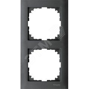M-Pure 2-постовая рамка, антрацит | MTN4020-3614 | Schneider Electric - Schneider Electric