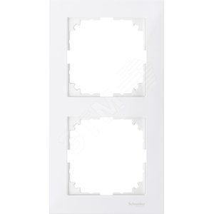 M-Pure 2-постовая рамка, полярно-белый | MTN4020-3619 | Schneider Electric - Schneider Electric