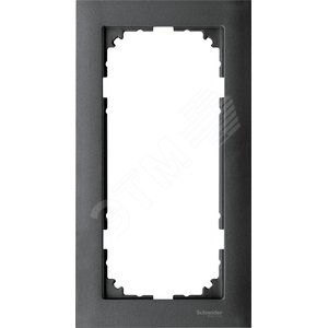 M-Pure 2-постовая рамка без перегородки, антрацит | MTN4025-3614 | Schneider Electric - Schneider Electric