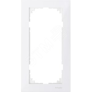 M-Pure 2-постовая рамка без перегородки, полярно-белый | MTN4025-3619 | Schneider Electric - Schneider Electric