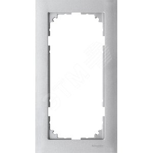 M-Pure 2-постовая рамка без перегородки цвет алюминия - Schneider Electric