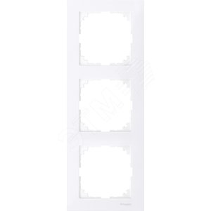 M-Pure Рамка 3 поста бриллиантовый белый (MTN4030-3625) - Schneider Electric
