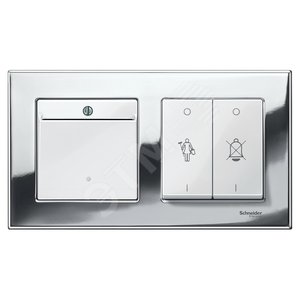 РАМКА МЕТАЛ.2-МЕСТНАЯ ХРОМ - Schneider Electric
