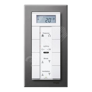 РАМКА МЕТАЛ.2-МЕСТНАЯ Б/ПЕРЕГ.СЕР.РОДИЙ | MTN403814 | Schneider Electric - Schneider Electric