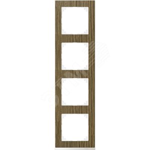 M-Pure Decor Рамка 4 поста дуб/бриллиантовый белый (MTN4040-3674)