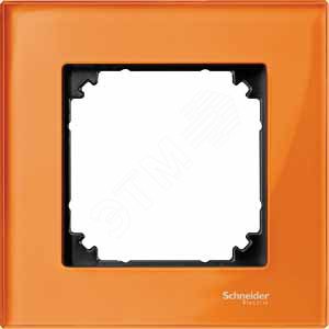 РАМККА СТЕКЛЯН.1-МЕСТНАЯ ОРАНЖ.КАЛЬЦИТ | MTN404102 | Schneider Electric - Schneider Electric
