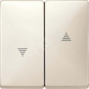 КЛАВИША Х2 ДЛЯ ЖАЛЮЗИ И КНОП., БЕЖ | MTN411544 | Schneider Electric