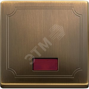 КЛАВИША Х1 С ИНДИКАЦИЕЙ, АНТИЧНАЯ ЛАТУНЬ | MTN411843 | Schneider Electric