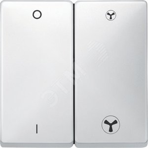 Клавиша 2шт для механизма выключателя с символом Вентилятора белый - Schneider Electric