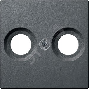 Плата центральная антенной розетки с двумя отверстиями антрацит (MTN4122-0414)