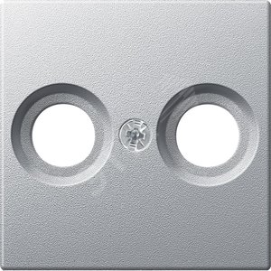 Центральная плата антенной розетки с 2-мя отверстиями алюминий (MTN4122-0460)