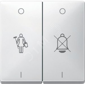 КЛАВИША Х2 С МАРК, БЕЛ | MTN412619 | Schneider Electric - Schneider Electric
