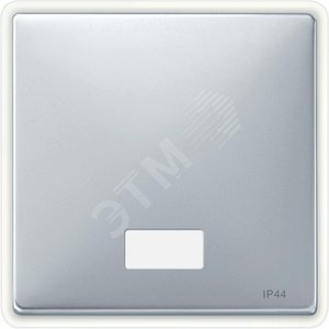 Sys D Клавиша 1шт с индикацией IP44 алюминий - Schneider Electric