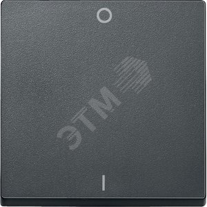 КЛАВИША Х1 С СИМВОЛ. 0/1, АНТРАЦИТ | MTN433214 | Schneider Electric