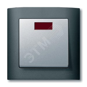 Sys M Клавиша х 1 с линзой  антрацит - Schneider Electric