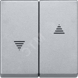 КЛАВИША X2 Д/ЖАЛЮЗИ, АЛЮМИНИЙ | MTN435560 | Schneider Electric - Schneider Electric
