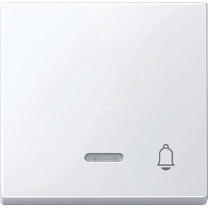 Клавиша с окошком для светоиндикатора ЗВОНОК белый (MTN435825) - Schneider Electric