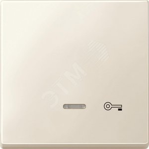 Клавиша с окошком для светоиндикатора КЛЮЧ бежевый (MTN437644) - Schneider Electric