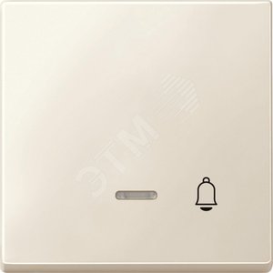 Клавиша с окошком для светоиндикатора ЗВОНОК бежевый (MTN437844) - Schneider Electric