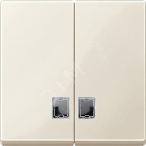 ДВЕ КЛАВ.С БЕСЦ.ПРЯМ.ОК.Д/СВ.ИНД.БЕЖЕВЫЙ - Schneider Electric