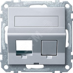 Наклонная плата для Keystone RJ45 алюм | MTN4568-0460 | Schneider Electric - Schneider Electric