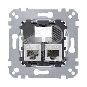 МЕХ-Х КОМПЬЮТ.РОЗЕТКИ 2 ПОСТА (MTN465811) - Schneider Electric