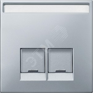 Центральная плата для розетки 2 поста алюминий - Schneider Electric