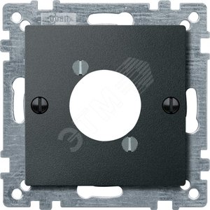 Центральная плата для розетки с разъемом XLR антрацит