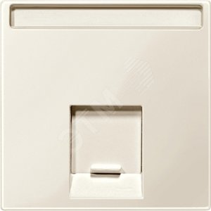 Центральная плата для розетки 1 пост бежевый