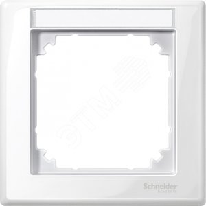 РАМКА С ПОЛЕМ Д. НАДПИСИ 1 ПОСТ | MTN470119 | Schneider Electric - Schneider Electric