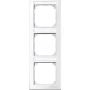 РАМКА С ПОЛЕМ Д. НАДПИСИ ВЕРТИК 3 ПОСТА | MTN470319 | Schneider Electric - Schneider Electric