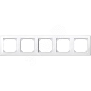 РАМКА Х5, БЕЛЫЙ | MTN478519 | Schneider Electric - Schneider Electric