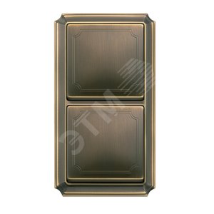 РАМКА Х2, АНТИЧНАЯ ЛАТУНЬ | MTN483243 | Schneider Electric - Schneider Electric
