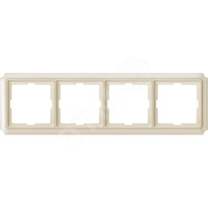 РАМКА Х4, БЕЖЕВЫЙ | MTN483444 | Schneider Electric