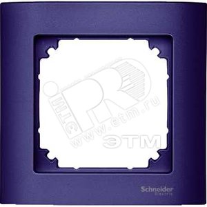 M-ARC Рамка 1 пост темно-синяя - Schneider Electric