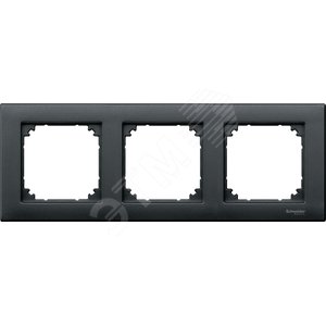 РАМКА Х3, АНТРАЦИТ | MTN486314 | Schneider Electric - Schneider Electric