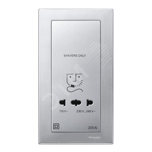 Рамка 2 поста M-PLAN без перегородки алюминий (MTN488860)