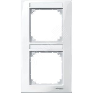 РАМКА С ПОЛЕМ Д. НАДПИСИ ВЕРТИК 2 ПОСТА | MTN513219 | Schneider Electric - Schneider Electric