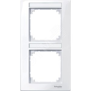 РАМКА С ПОЛЕМ Д. НАДПИСИ ВЕРТИК 2 ПОСТА | MTN513225 | Schneider Electric - Schneider Electric