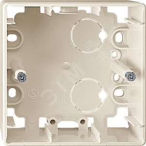 Коробка установочная для открытого монтажа 1 пост бежевый - Schneider Electric