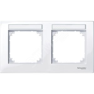 РАМКА С ПОЛЕМ Д. НАДПИСИ ВЕРТИК 2 ПОСТА | MTN514225 | Schneider Electric