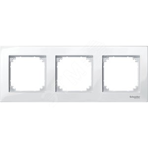 РАМКА M-PLAN 3-МЕСТНАЯ БЕЛ | MTN515319 | Schneider Electric - Schneider Electric