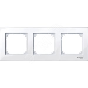 Рамка 3 поста M-PLAN белый - Schneider Electric