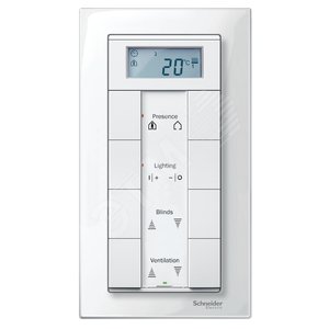 РАМ.2-МЕСТНАЯ M-PLAN БЕЗ ПЕРЕГОР.БЕЛЫЙ | MTN515819 | Schneider Electric - Schneider Electric