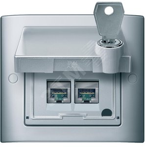 Кольцо промежуточное с крышкой с полем для надписи с замком алюминий - Schneider Electric