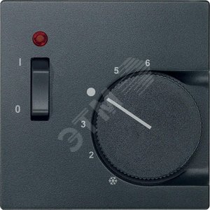 ЦЕНТР. ПЛАТА ТЕРМОРЕГ. С ВЫКЛ., SYSTEM M, ЦВЕТ АНТРАЦИТ | MTN536114 | Schneider Electric - Schneider Electric