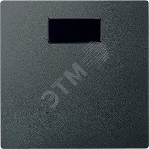 НАКЛАДКА ЭЛЕКТРОННАЯ НАЖИМ. С TELE, АНТРАЦИТ | MTN570314 | Schneider Electric